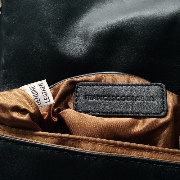 Francesco Biasia leather chainmail shoulder bag - Picture 8 of 8